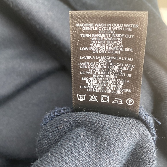 KENDALL + KYLIE Off Shoulder Pullover in True Navy - Picture 4 of 15